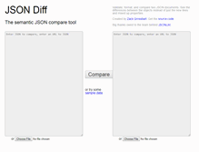 Tablet Screenshot of jsondiff.com